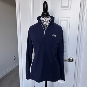 The North Face Sz Large Polartec Classic 1/4 Zip Quarter Zip Pullover Fleece